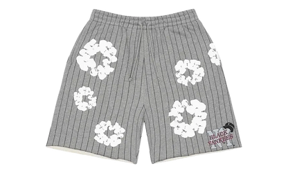 Pinstripe Wreath Sweatshorts "Grey" DT537