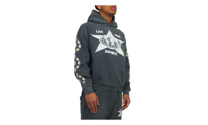Cowrie Shell Hoodie "Black" BAR21