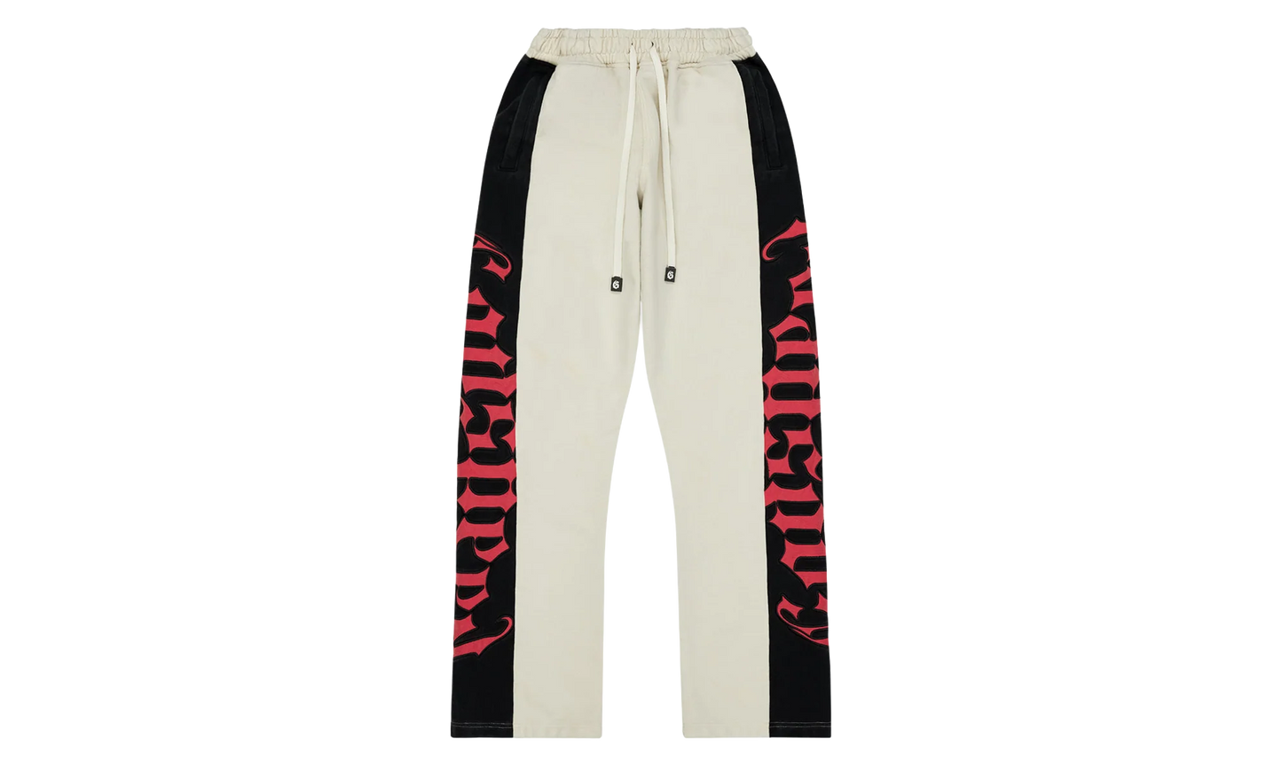Courtside Sweatpants "Bone / Black / Red" GS070