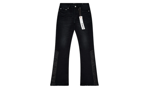 Crystal Snap Flared Denim "blue" P067 FCNB225