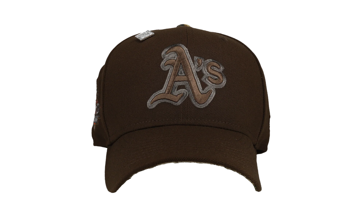 59FIFTY Oakland Athletics 1989 World Series Fitted Hat "Walnut / Real Tree - Visor" NE345