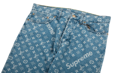 Monogram Regular Jeans "Louis Vuitton X Supreme" 1A3FA0