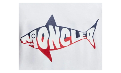 Shark Print T-Shirt "White" MON20