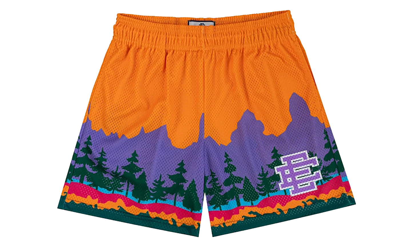 EE BASIC SHORT "SS24 - Orange/ Purple" EE790