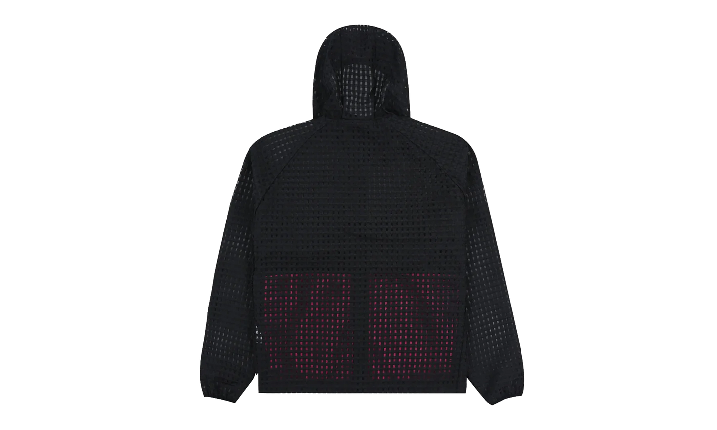 System Plaid Hooded Jacket "Black" P26SP003-BLK