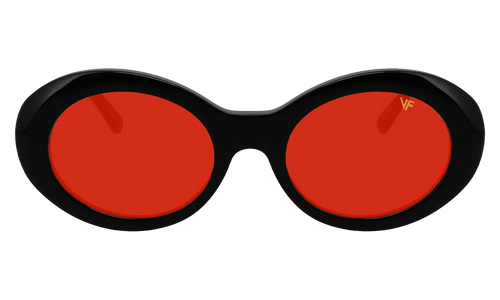 Cobain Acetate "Glossy Black / Red Solid" MPCB2 0009 20T5