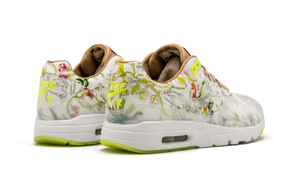 AIR MAX 1 ULTRA LIB QS MNS WMNS "WHITE / WHITE / VACHETTA TAN / VOLT" 844135 100