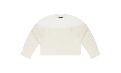 Drop Needle Crewneck Wmns "Cream" PS22WKL005_ALABASTER