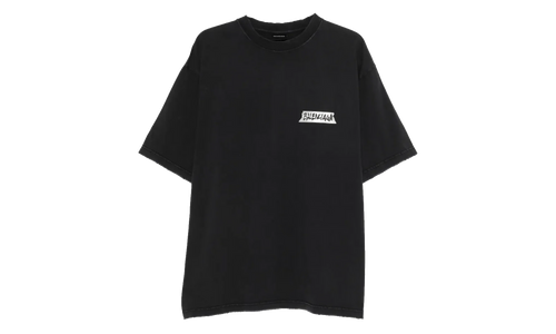 Masking Tape Medium Fit T-shirt "Faded Black" 764235 TTVL6 1041