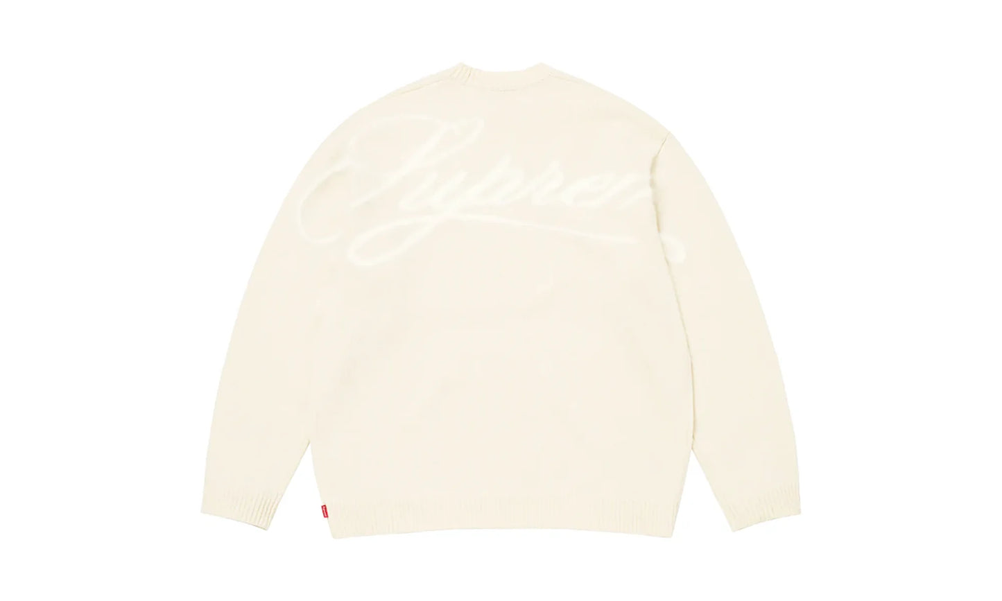 Angora Script Sweater "FW25 - Ivory" SU26811