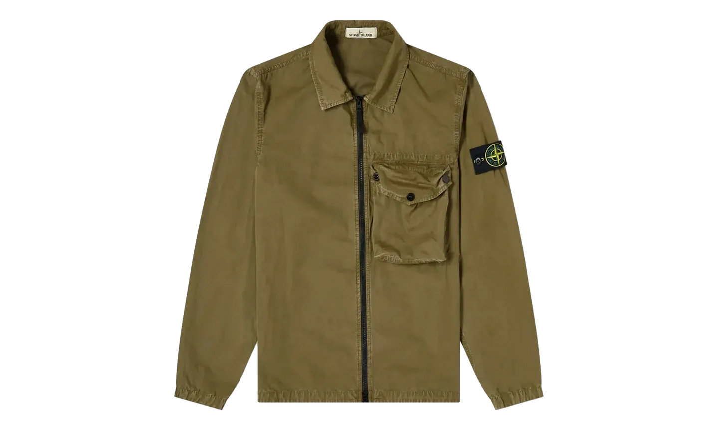 Zip Pocket Overshirt "Olive" 7415117WN V0158