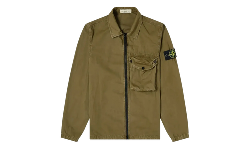 Zip Pocket Overshirt "Olive" 7415117WN V0158