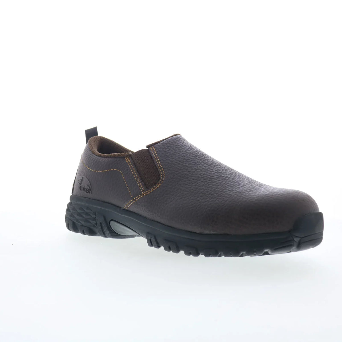 Avenger Flight Slip-On Alloy Toe A7000 Mens Brown Wide Work & Safety Shoes