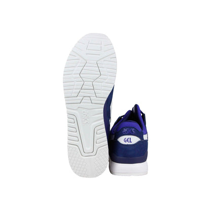 Asics Gel Lyte III H7K4Y-4501 Mens Blue Suede Lace Up Lifestyle Sneakers Shoes