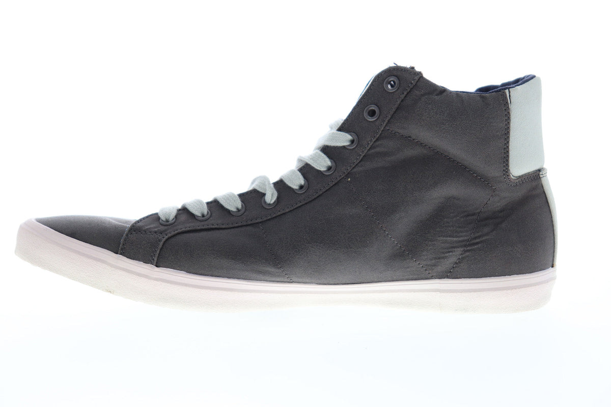 Aldo Hawksley Mens Gray Suede High Top Lace Up Lifestyle Sneakers Shoes