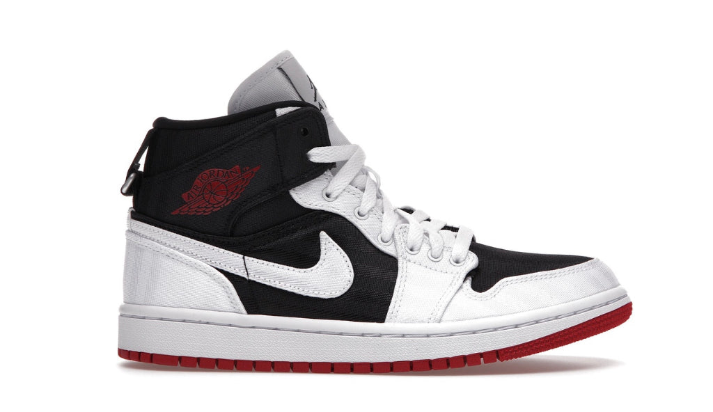 1 Mid SE Utility Canvas White Black Gym Red (W)