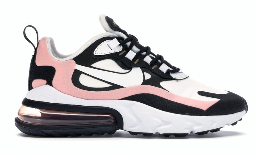 Air Max 270 React Black White Bleached Coral (W)