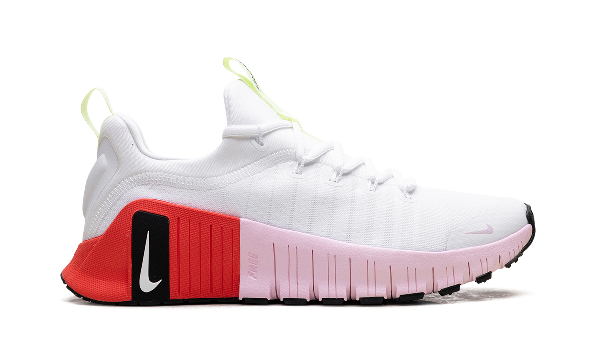 Free Metcon 6 WMNS"White Barely Volt Bright Crimson Pink Foam" IB4526 100