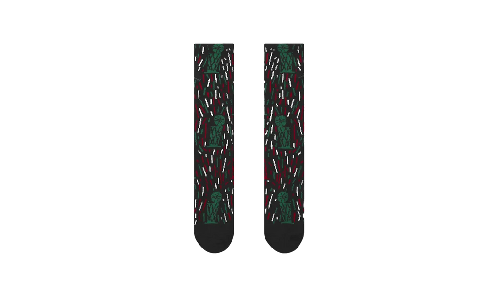 x Nina Chanel Abney Crew Socks "Black" DH5483 010