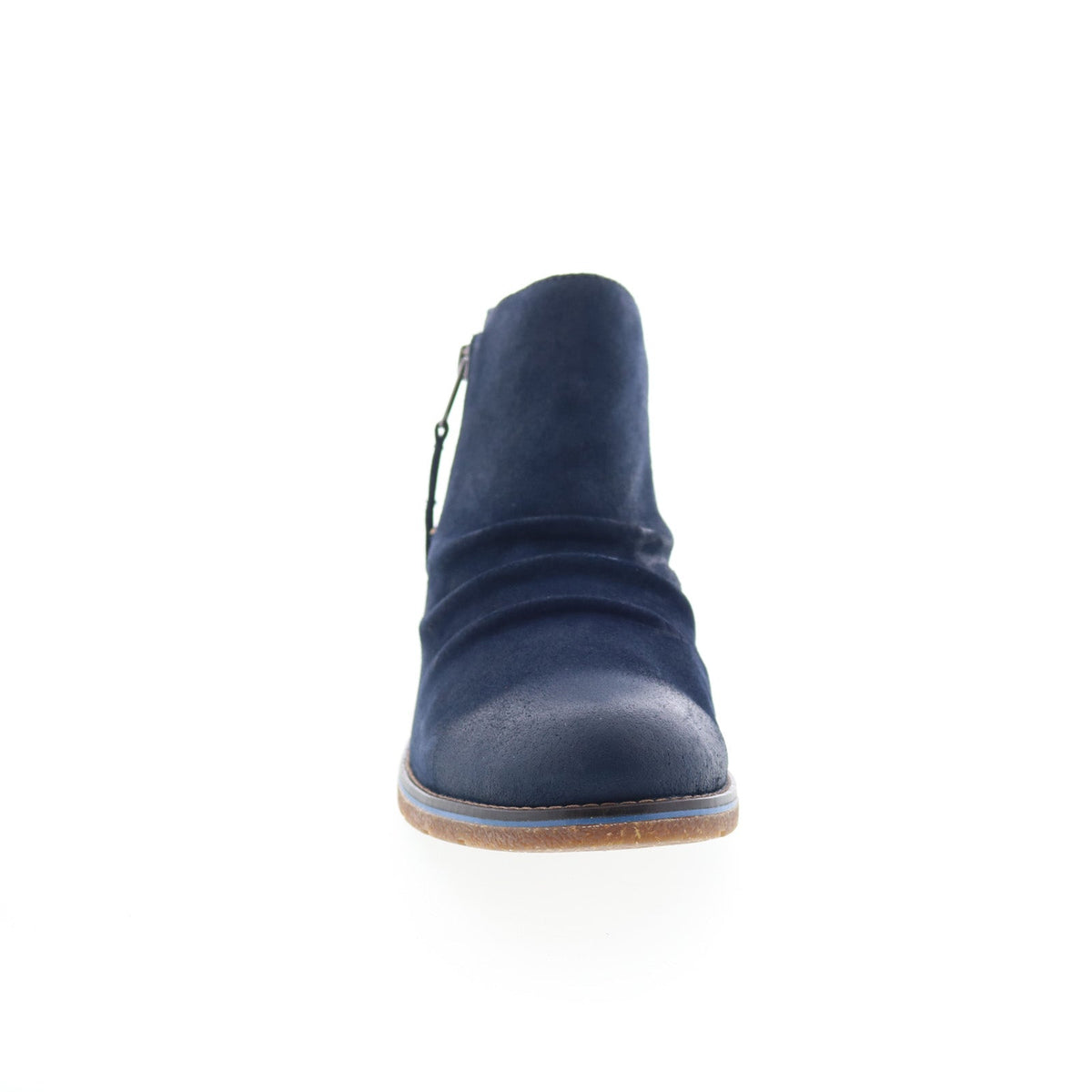 Aetrex Mila LB305 Womens Blue Suede Zipper Casual Dress Boots