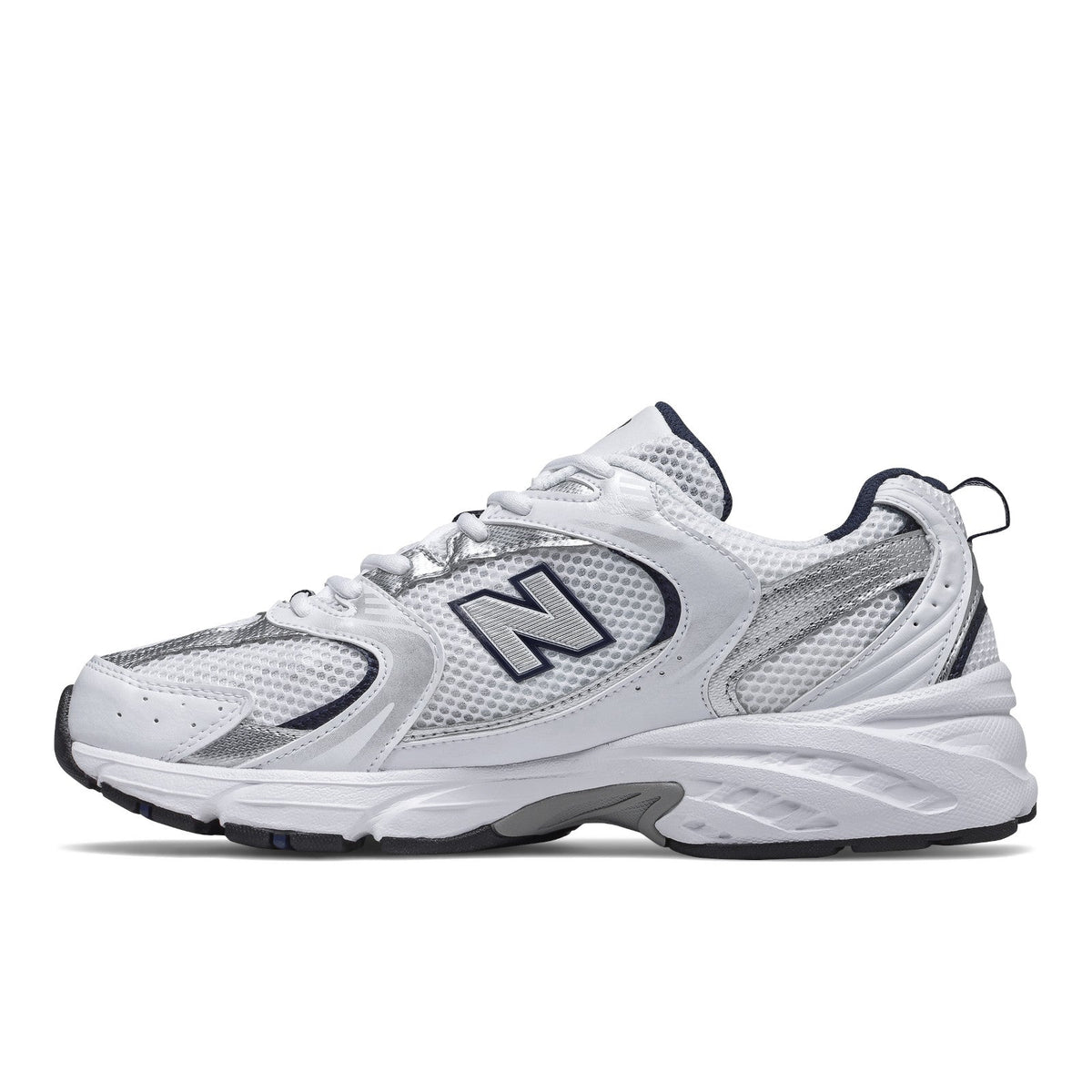 Unisex 530 in White with Natural Indigo