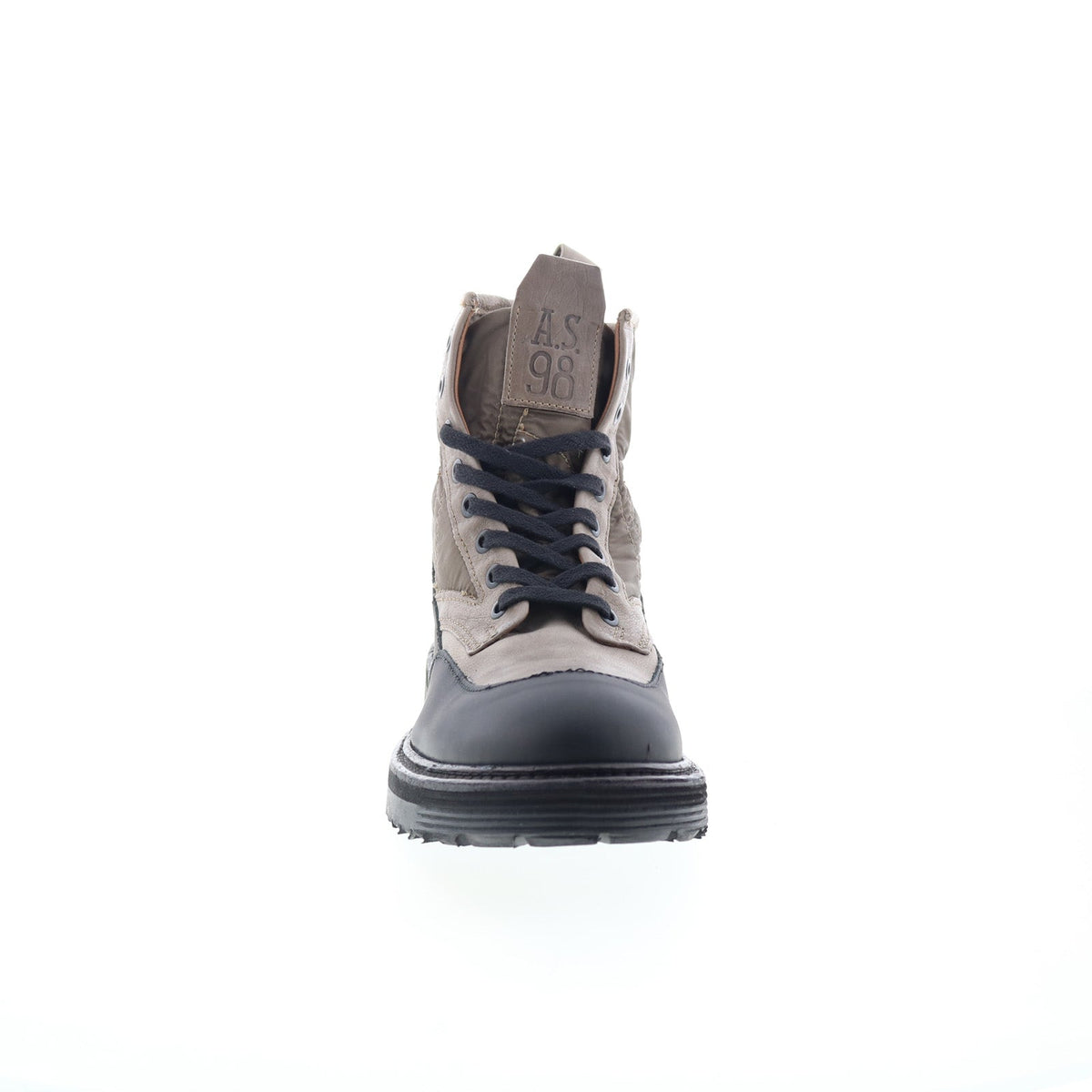 Rupert Mens Gray Synthetic Lace Up Casual Dress Boots