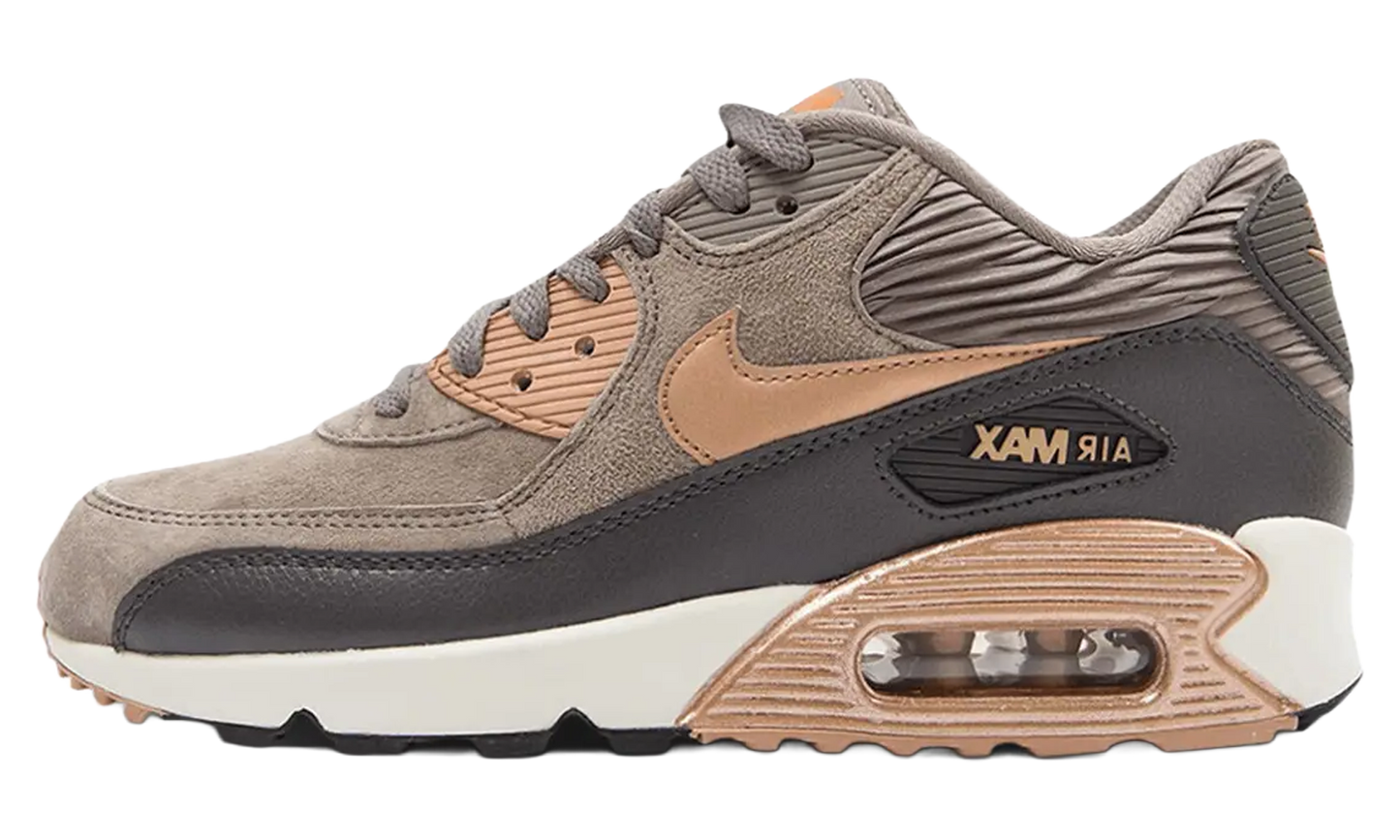 Air Max 90 Leather WMNS "Iron Metallic Red Bronze" 768887 201
