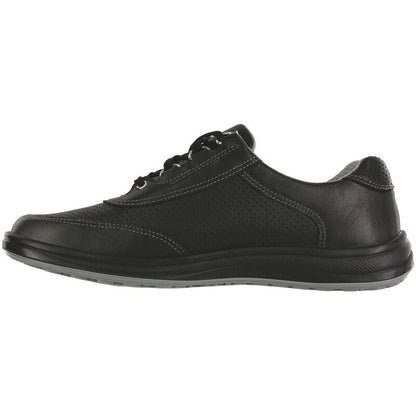 Women's Sporty Lux Lace Up Sneaker in Black Perf