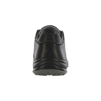 Women's Sporty Lux Lace Up Sneaker in Black Perf