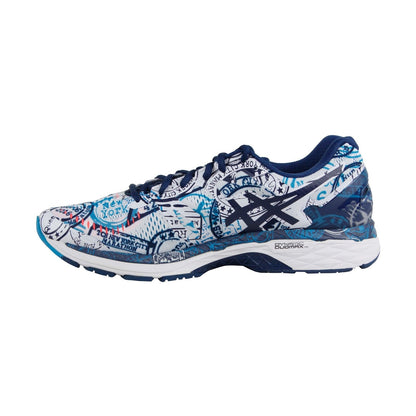 Asics Gel Kayano 23 Nyc T6A2N-0158 Mens Blue Canvas Athletic Running Shoes