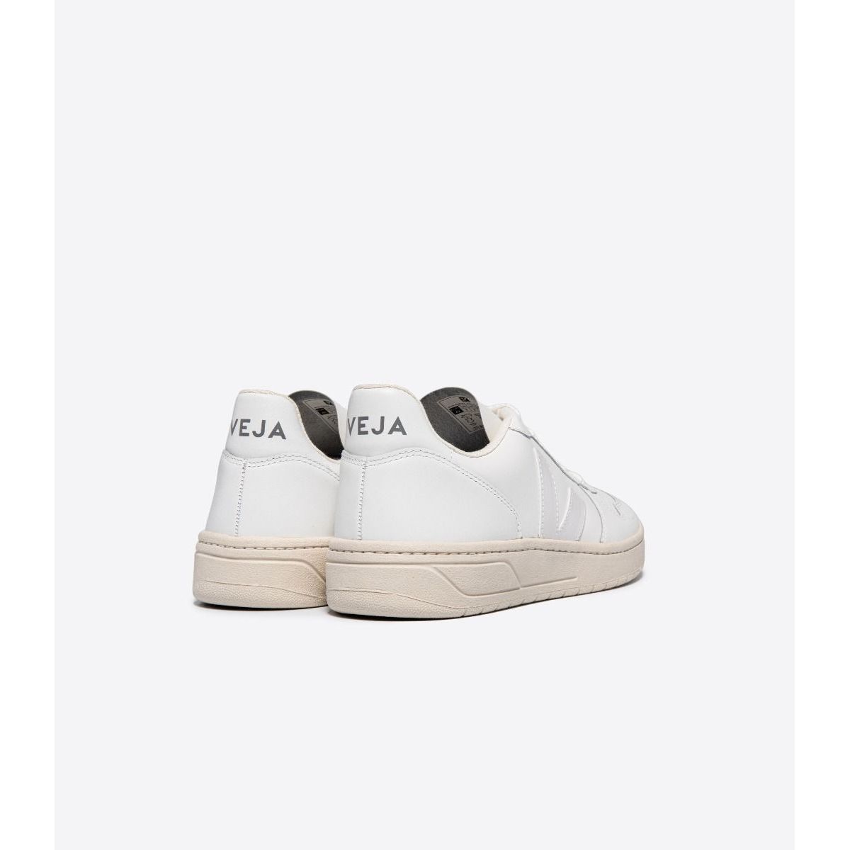 Men's V-10 Leather Sneaker in White