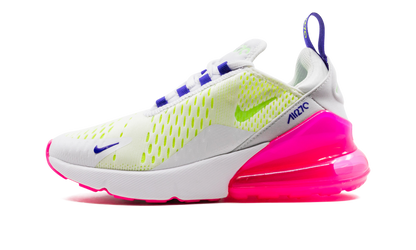 AIR MAX 270 MNS WMNS"White/ Pink Blast/ Volt" DH0252 100
