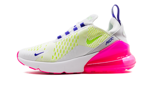 AIR MAX 270 MNS WMNS"White/ Pink Blast/ Volt" DH0252 100